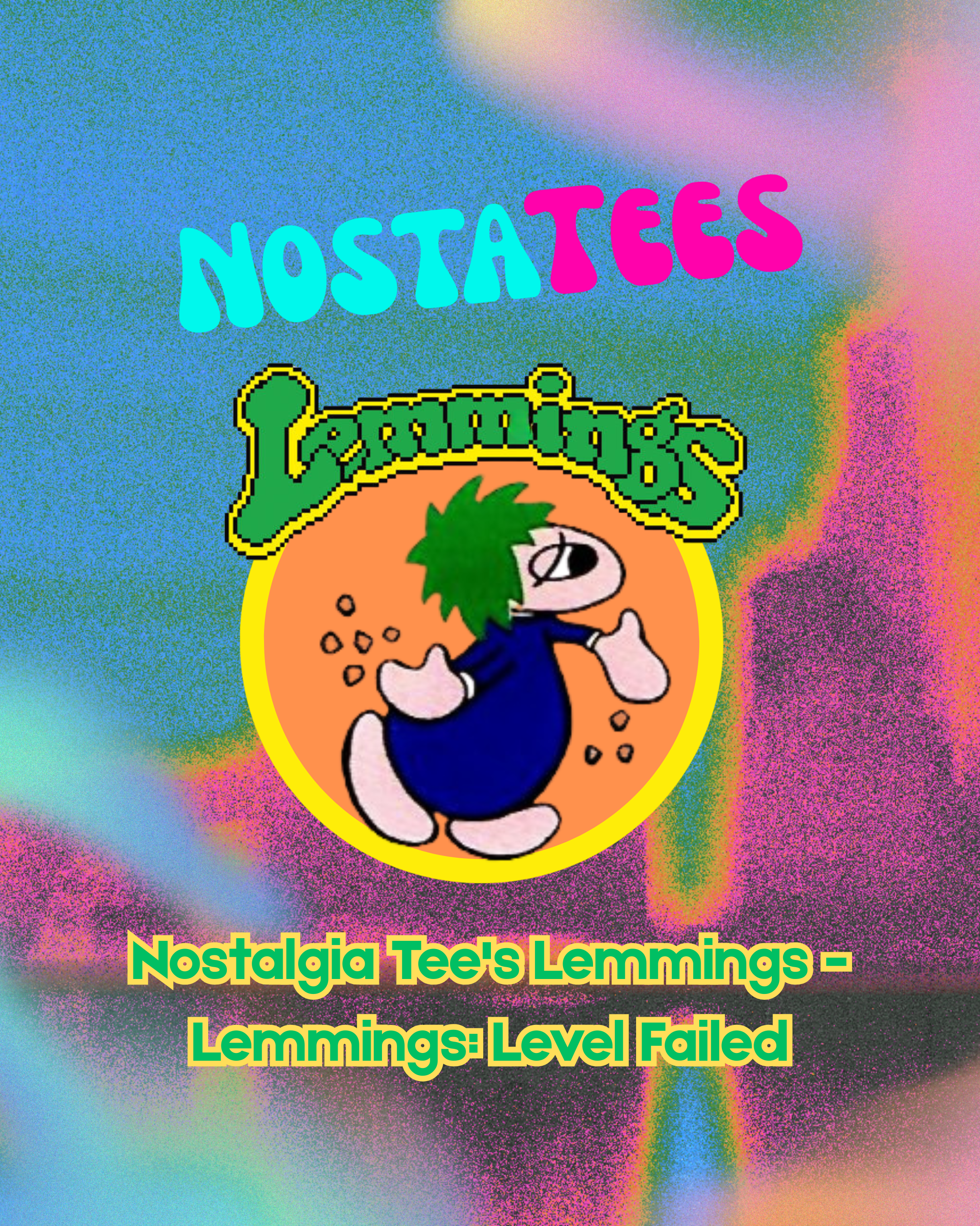 Nostalgia Tee's Lemmings - Lemmings: Level Failed
